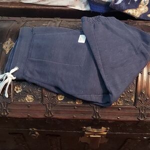 Aeropostale cropped joggers blue women's L